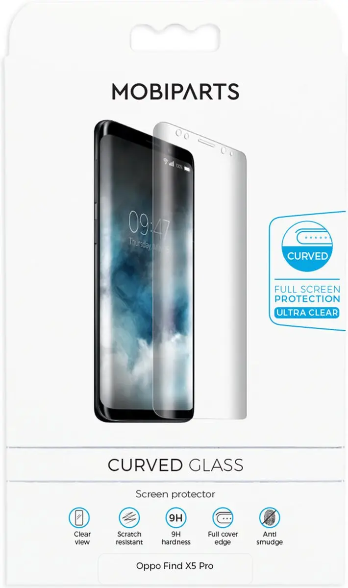 Mobiparts Curved Glass Oppo Find X5 Pro