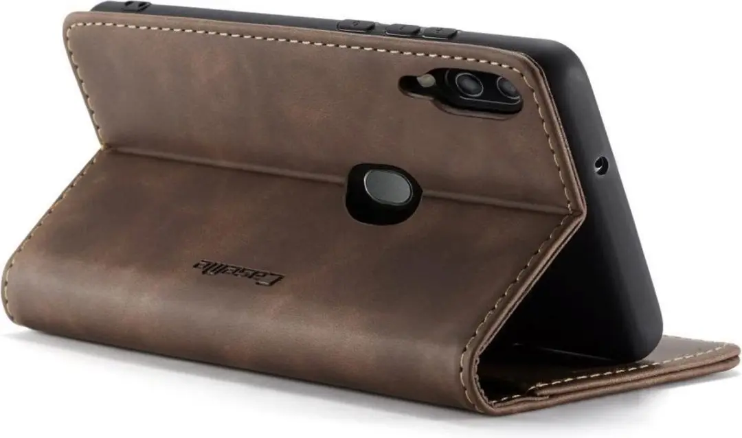 Caseme Book Case Donkerbruin - Samsung Galaxy A20e
