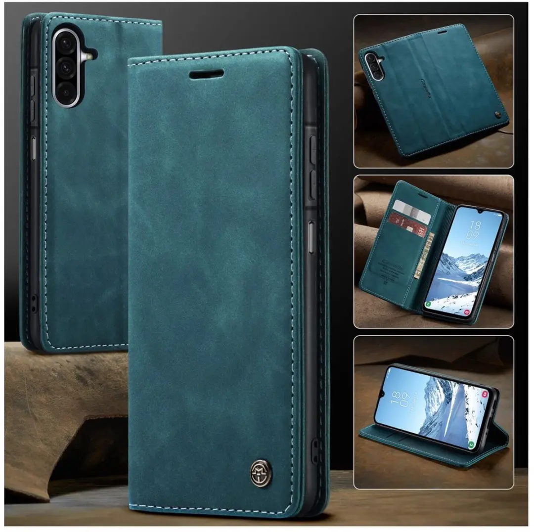 Caseme 013 Hoesje Samsung Galaxy A17 - Book Case Blauw