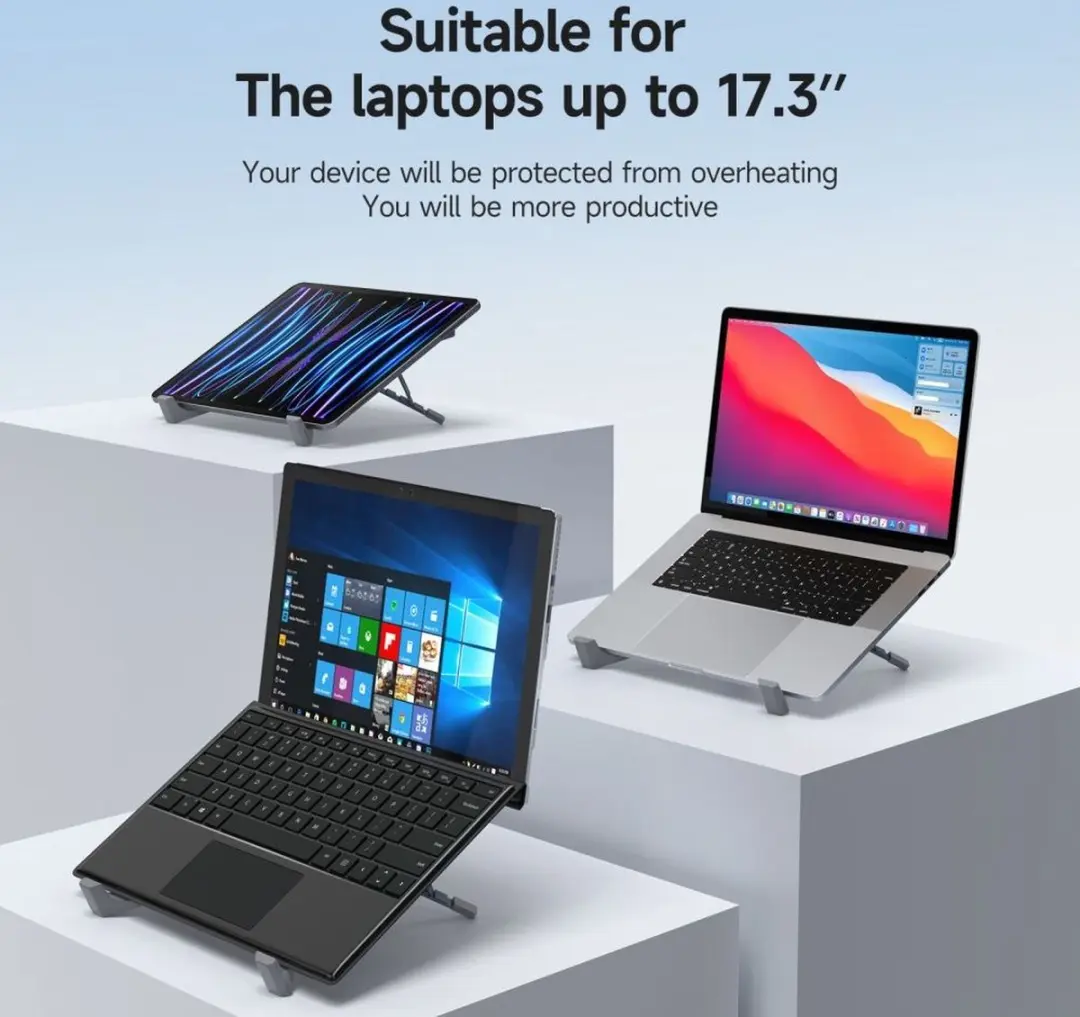 Dux Ducis Laptop/Tabletstandaard 17.3" - Grijs