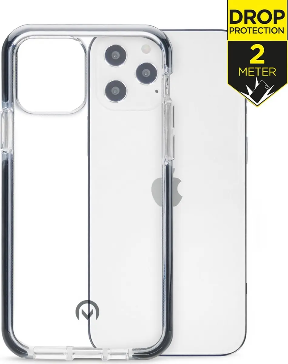 Mobilize iPhone 12 Pro Max Hoesje MOB-SCB-IPH1267 - Transparant/Zwart