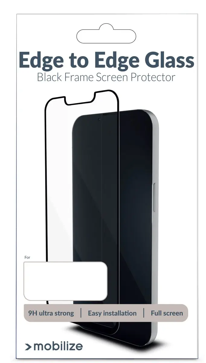 Mobilize iPhone 13 Glazen Screenprotector - Case Friendly