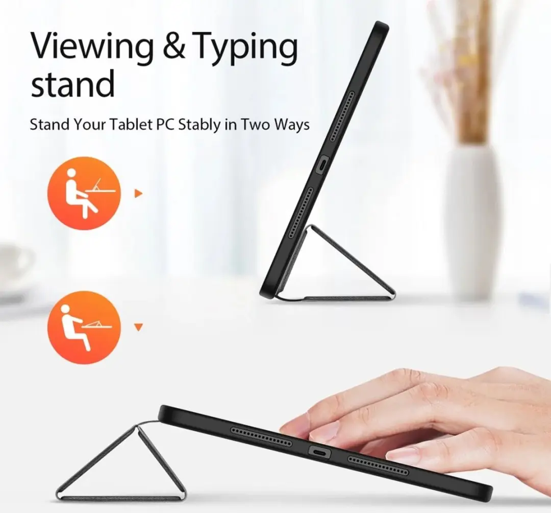 Dux Ducis Domo Tri-Fold Hoes Xiaomi Pad 6 Max 14 - Penhouder - Zwart