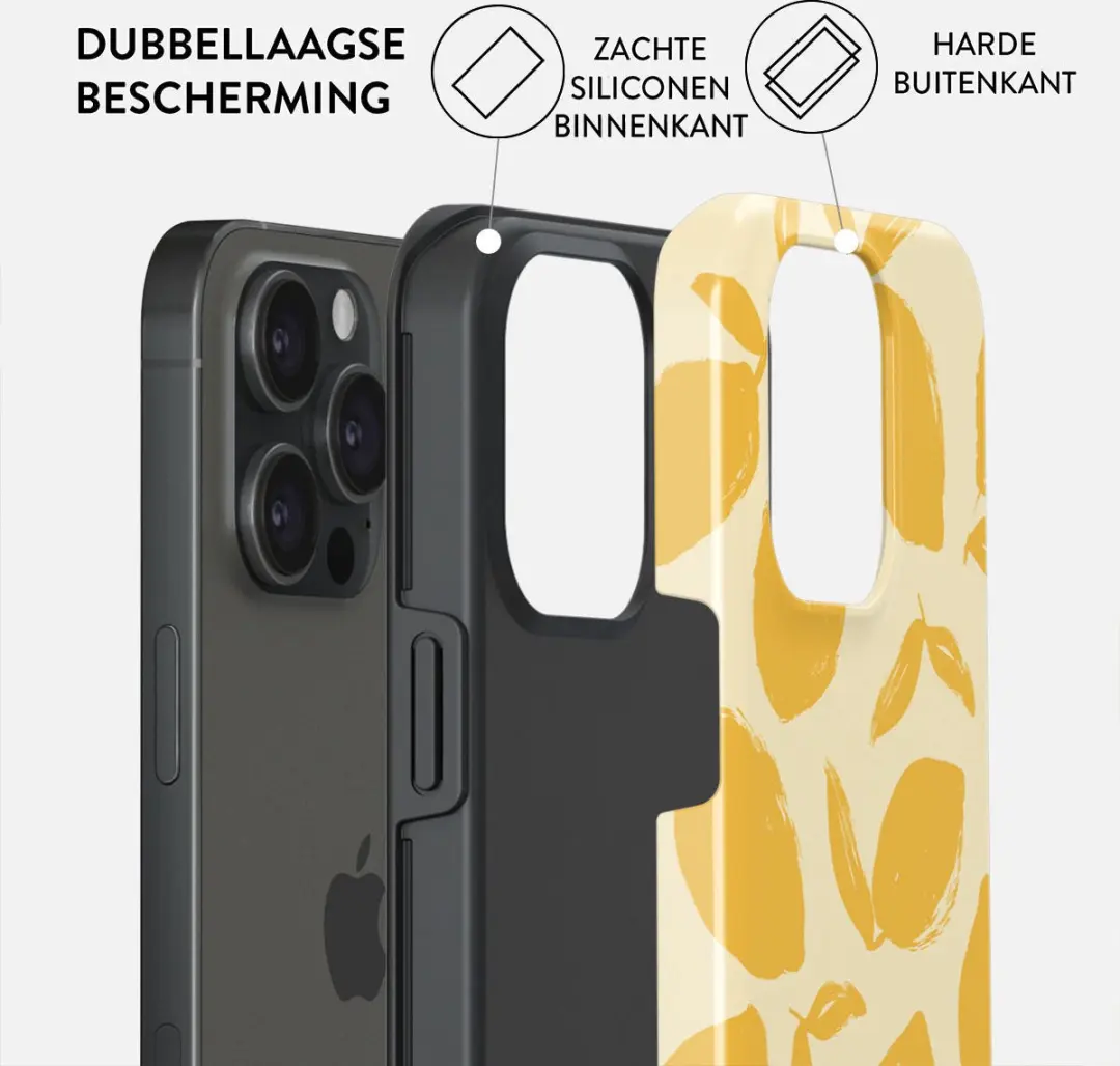 Burga Tough Case Apple iPhone 15 Pro Lemon Tart
