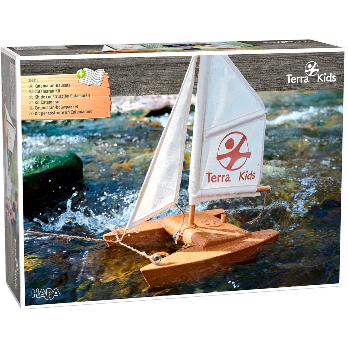Haba Bouwpakket Catamaran Terra Kids - 2 Onderdelen - Multikleur