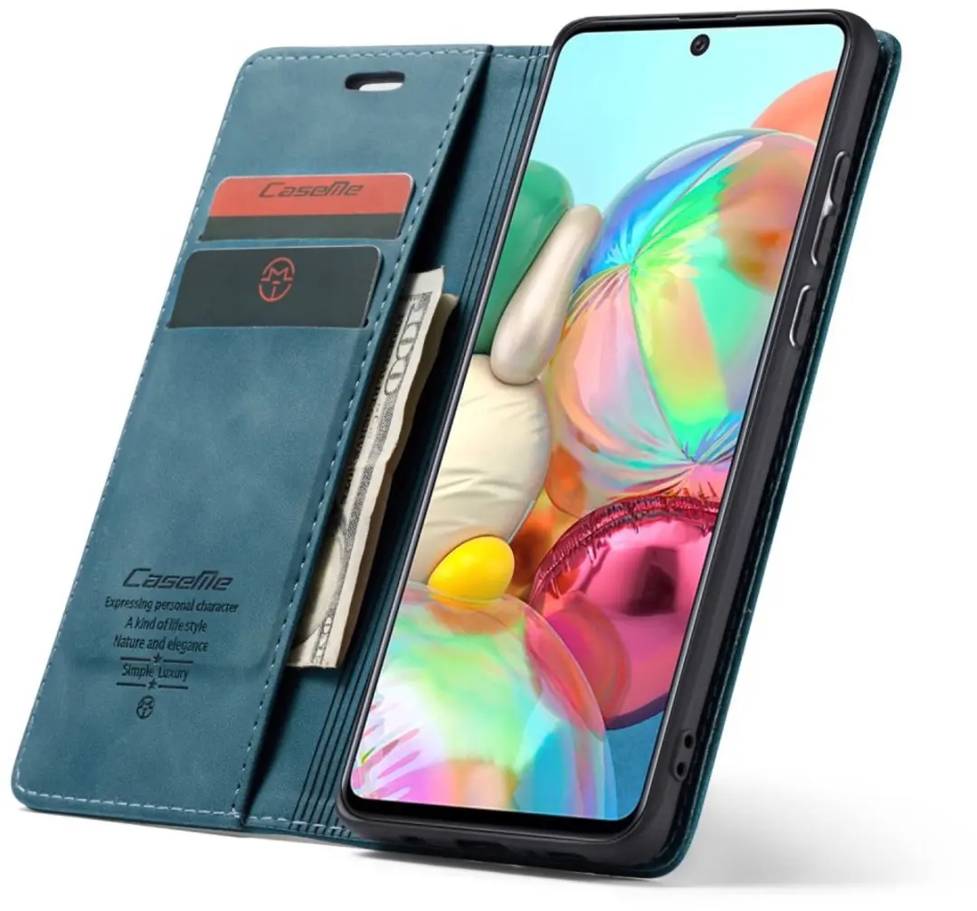 Caseme Book Case Samsung Galaxy A71 - Groen