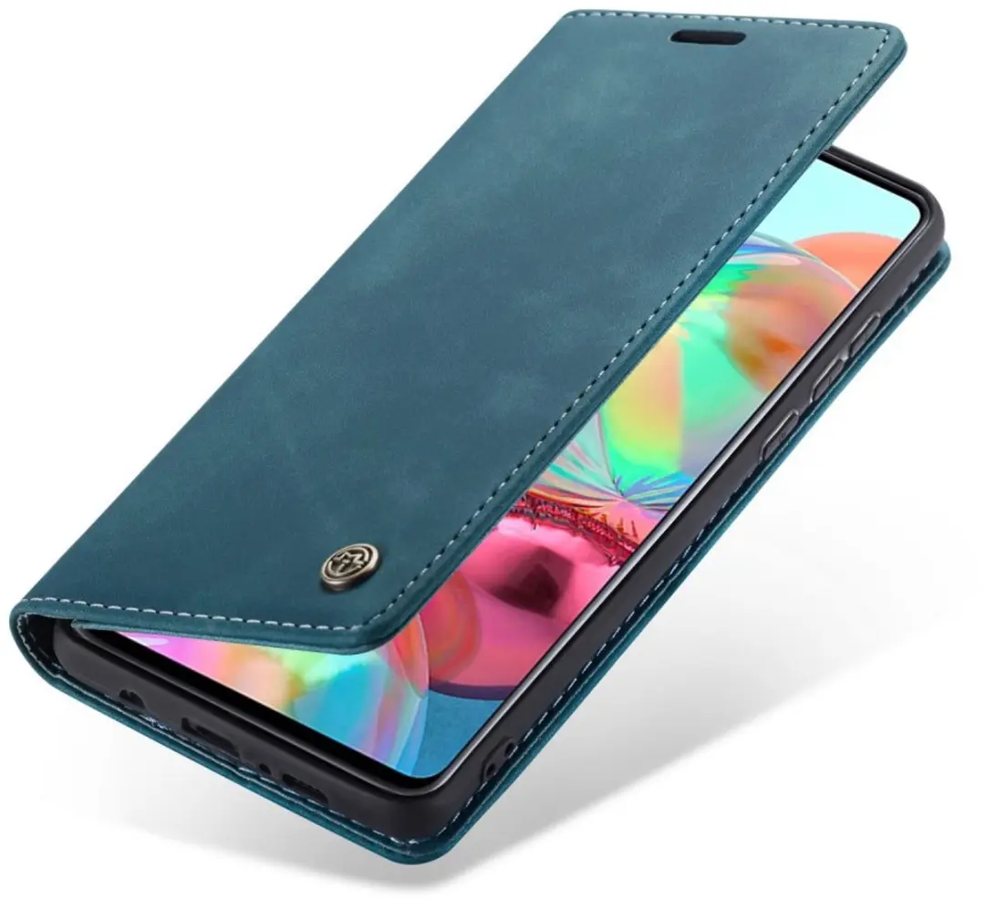 Caseme Book Case Samsung Galaxy A71 - Groen - afbeelding 6 van 6