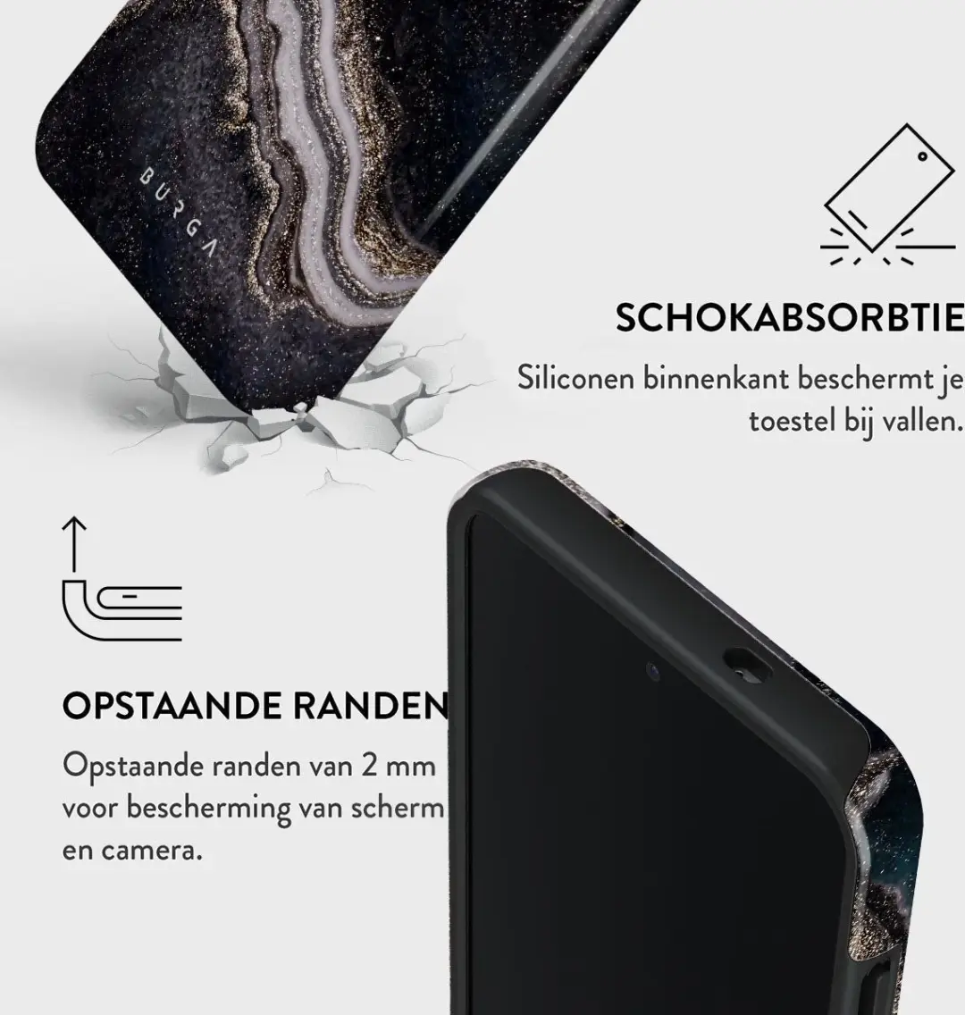 Burga Tough Backcover Samsung Galaxy S25 Magic Night - afbeelding 6 van 6