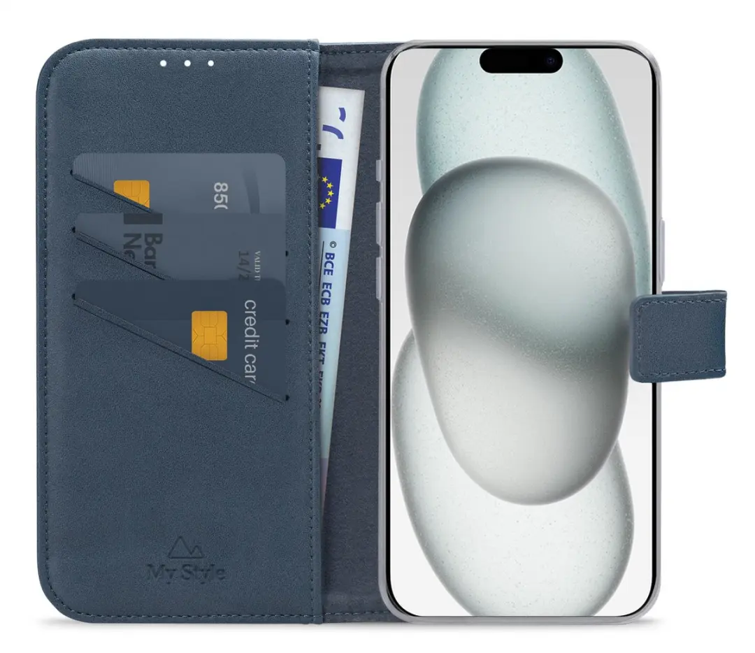 My Style MSFWLT1530 Telefoonhoesje iPhone 15 - Ocean Blue