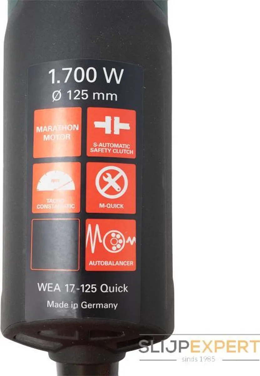Metabo WEa 17-125 Haakse Slijpmachine 125mm - Metaal - afbeelding 6 van 6