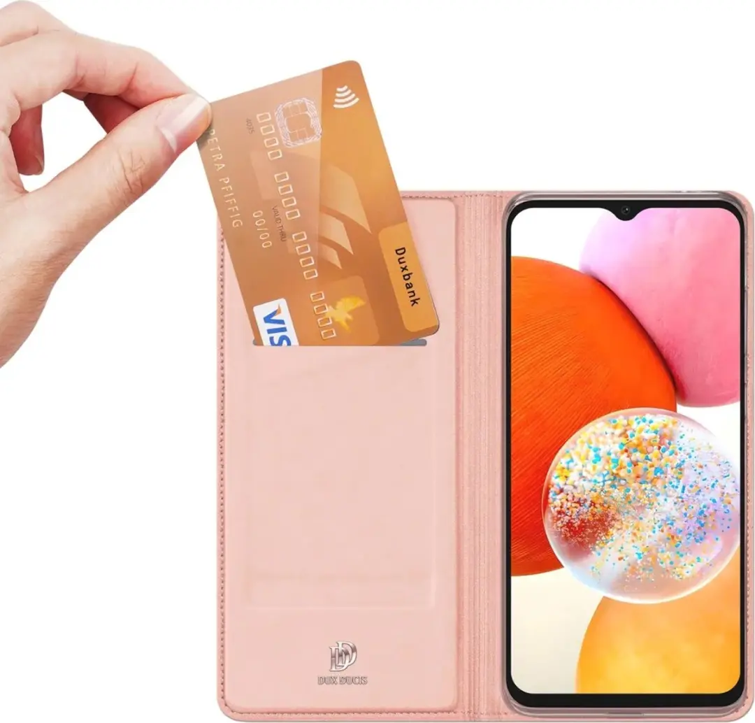 Dux Ducis Portemonnee Flip Cover Samsung Galaxy A15 - Roze