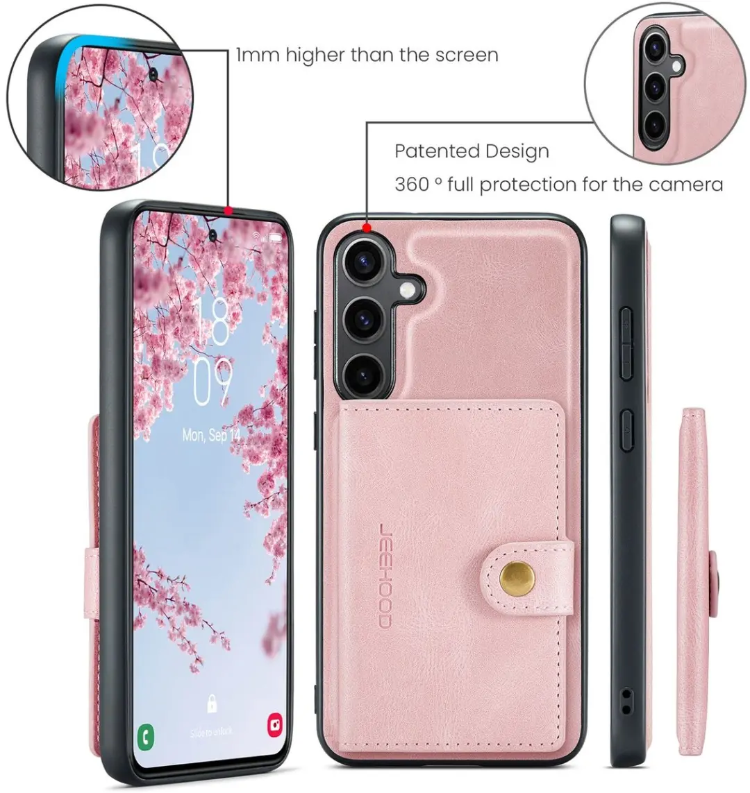 Caseme JH-01 Hoesje Samsung Galaxy S25 FE - Roze