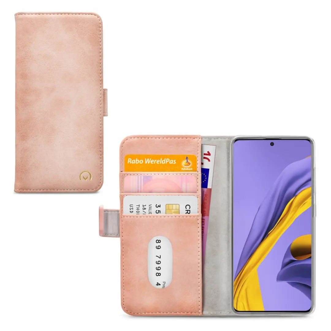 Mobilize Elite Gelly Wallet Book Case Samsung Galaxy A71 - Licht Roze
