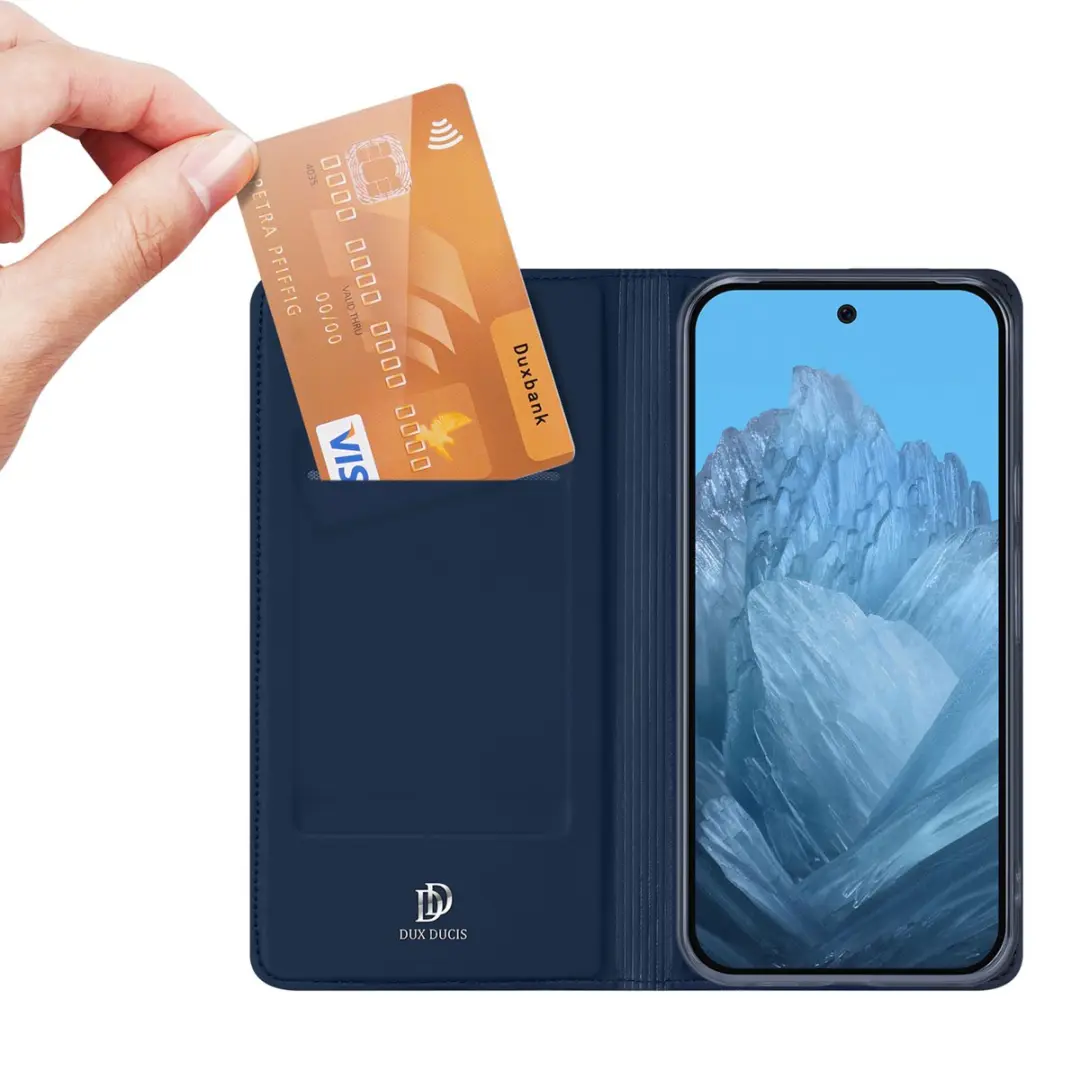 Dux Ducis Telefoonhoesje Google Pixel 9 Pro XL - Book Case - Donkerblauw - SH00076810