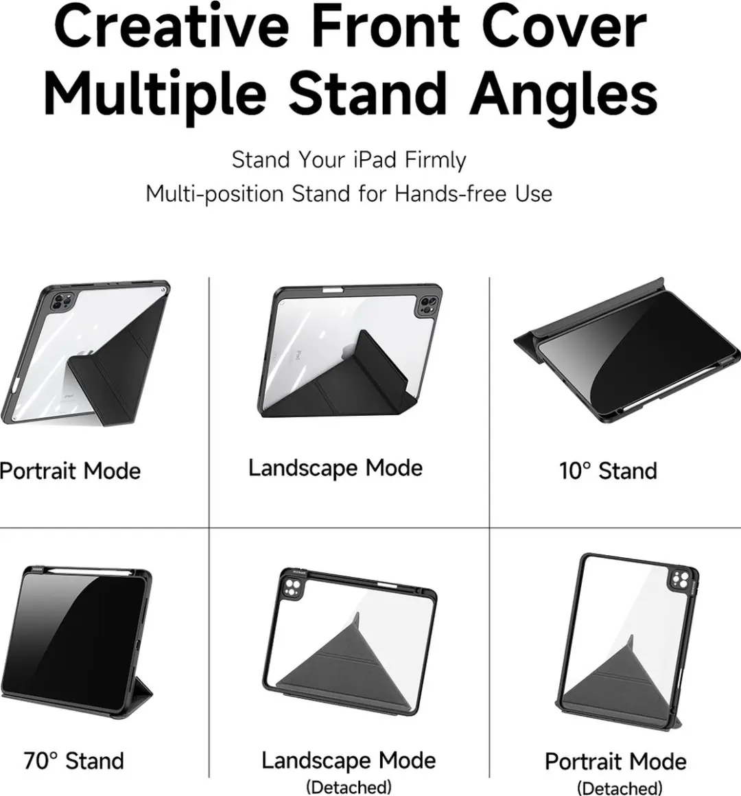 Dux Ducis iPad Pro 11 Hoes - Magneet Sluiting Zwart