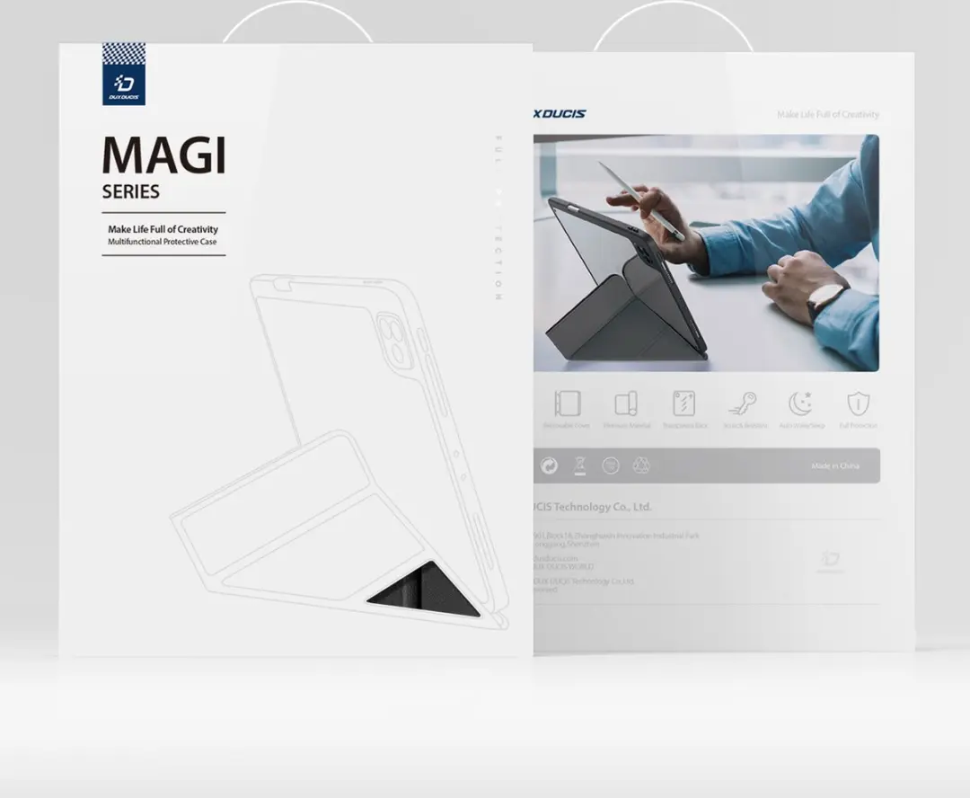 Dux Ducis iPad Pro 11 Hoes - Magneet Sluiting Zwart