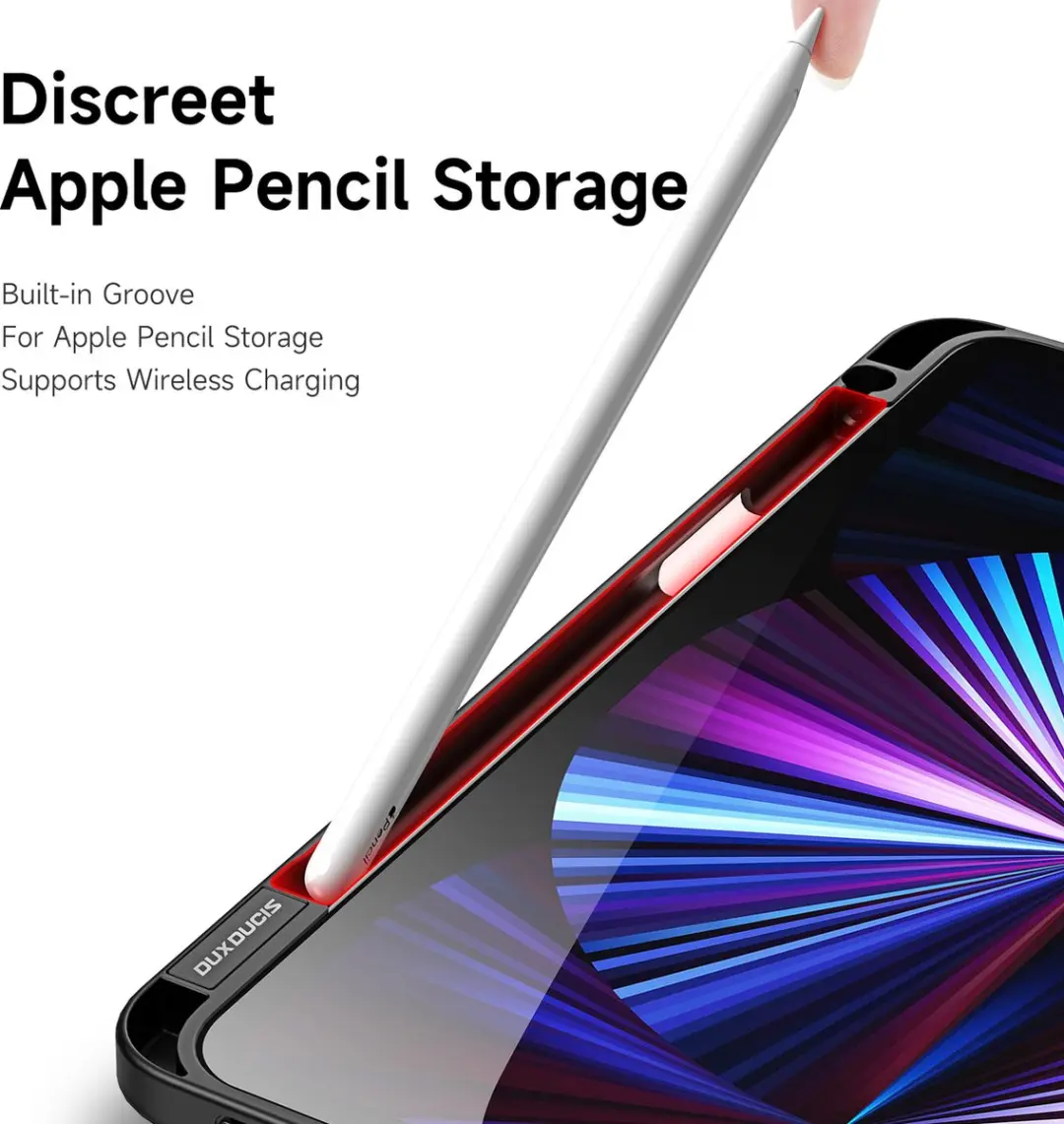 Dux Ducis iPad Pro 11 Hoes - Magneet Sluiting Zwart - afbeelding 6 van 6