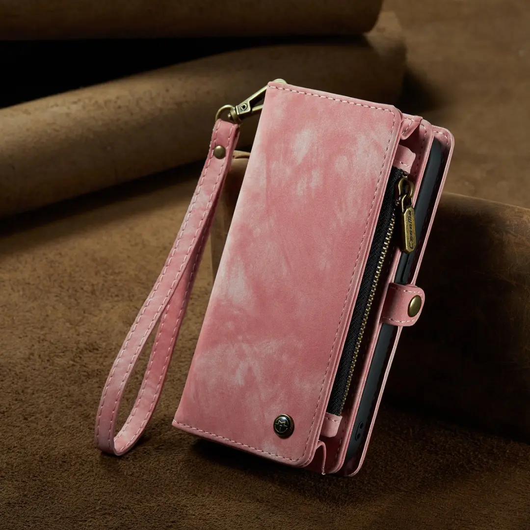 Caseme iPhone 14 Pro Max Hoesje Roze - 8 Pasjes - afbeelding 6 van 6