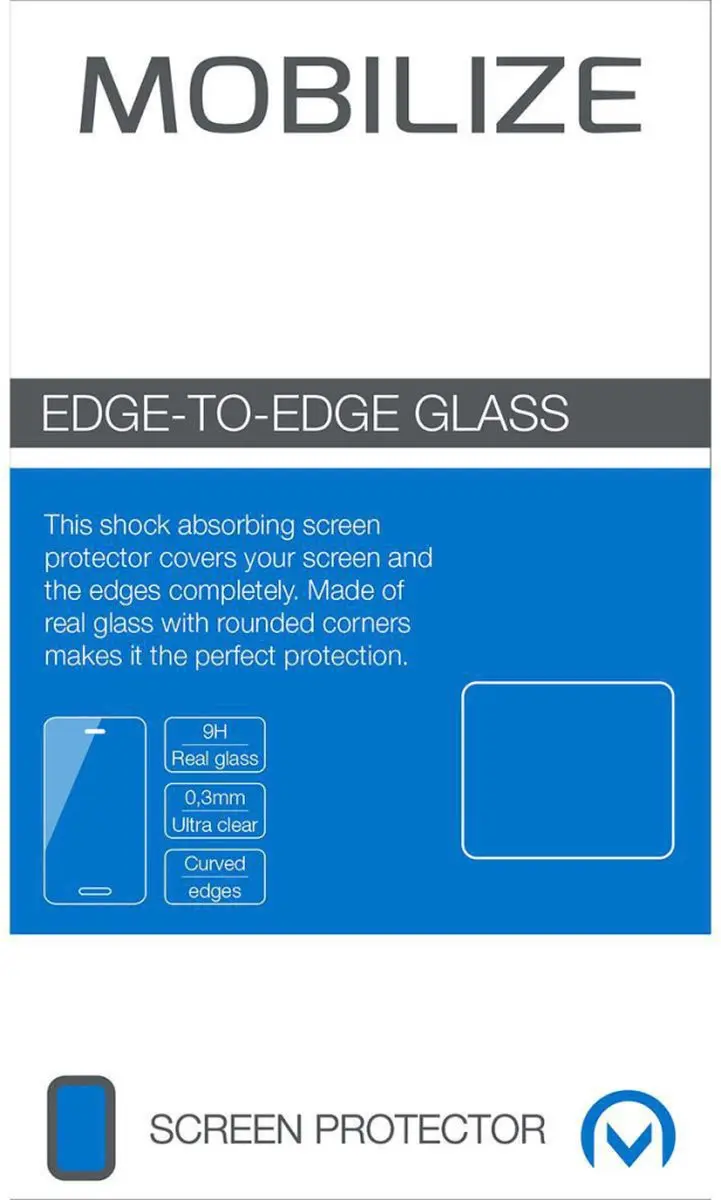 Mobilize iPhone XR Glazen Screenprotector - Case Friendly - Zwart - afbeelding 6 van 6