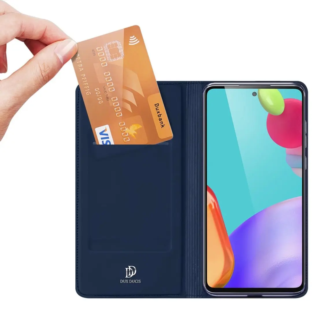 Dux Ducis Skin Pro Series A526F05495602 Hoesje - Samsung Galaxy A52 Blauw - afbeelding 6 van 6