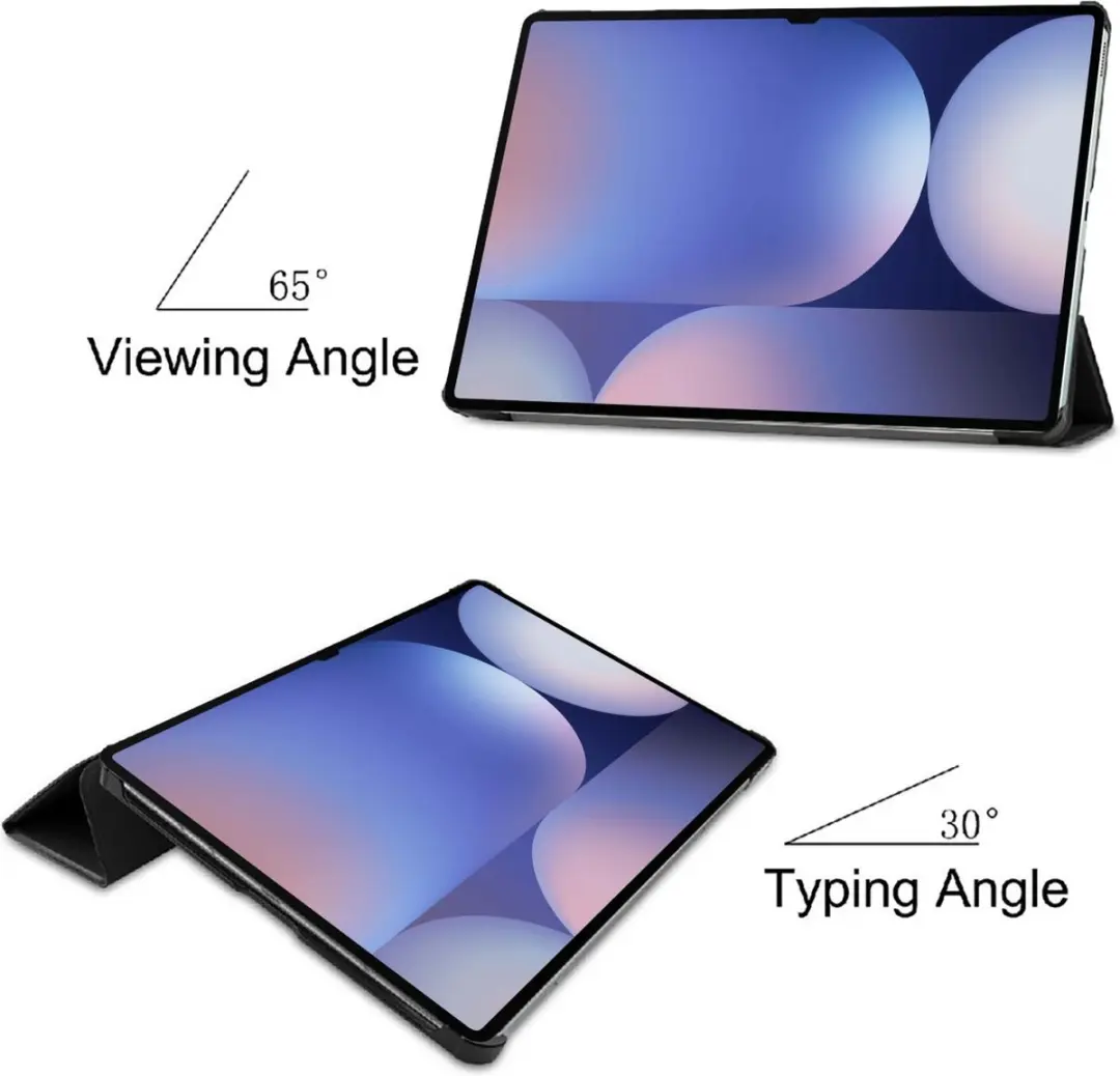 Just in Case Tablethoes TriFold Bookcase 8274809 - Samsung Tab S10/S9 Ultra 14.6" - Zwart