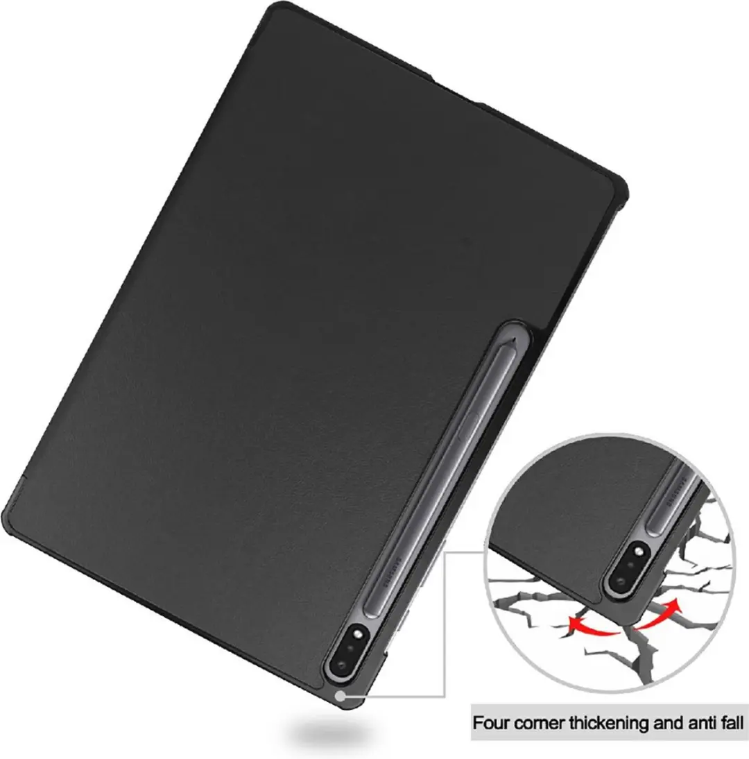 Just in Case Tablethoes TriFold Bookcase 8274809 - Samsung Tab S10/S9 Ultra 14.6" - Zwart