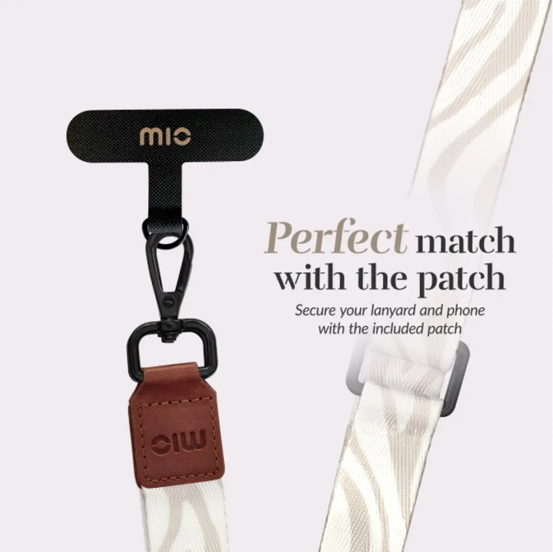Mobilize Mio Lanyard Verstelbaar - Sandy Zebra
