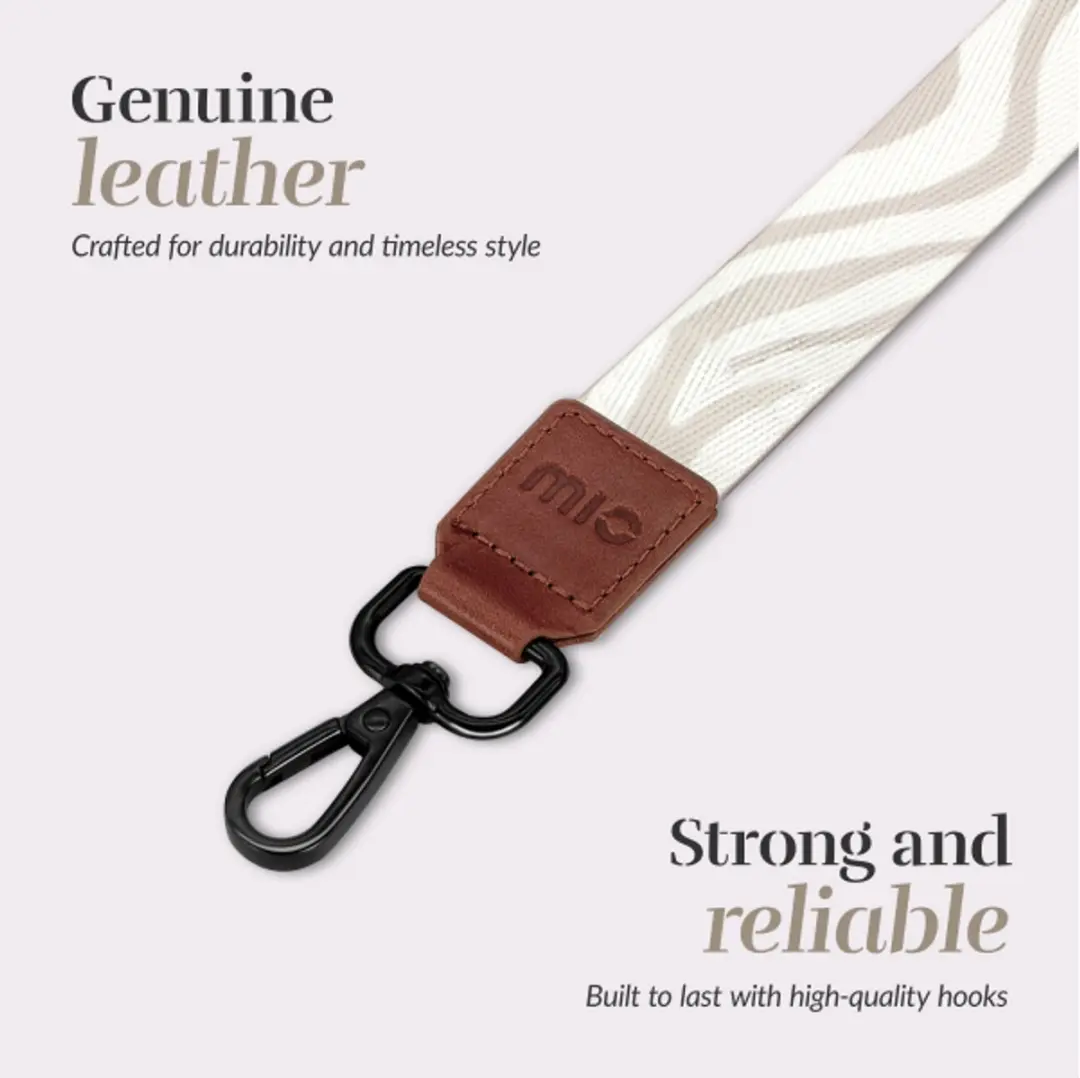 Mobilize Mio Lanyard Verstelbaar - Sandy Zebra