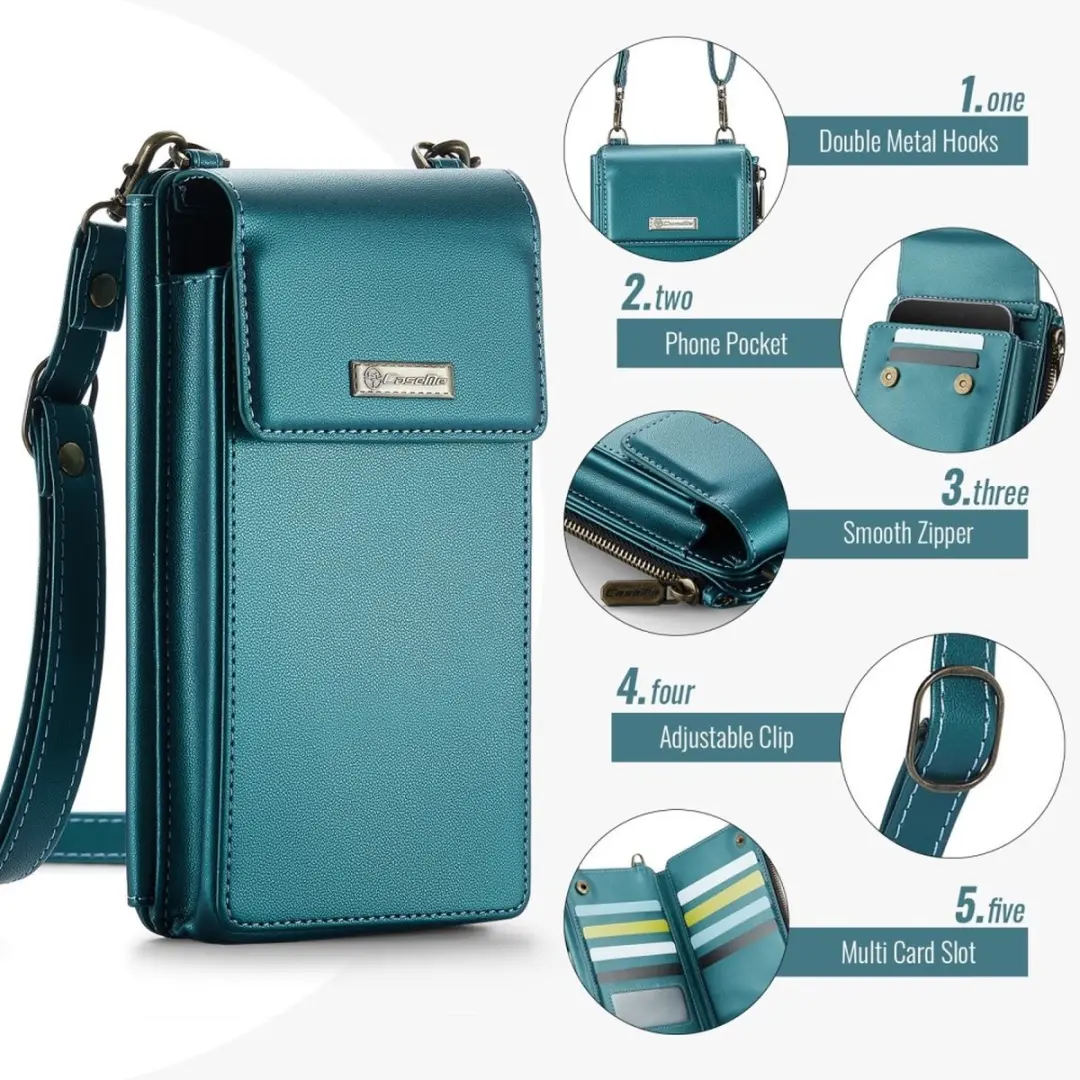 Caseme Me50 Crossbody Telefoontasje - Groen