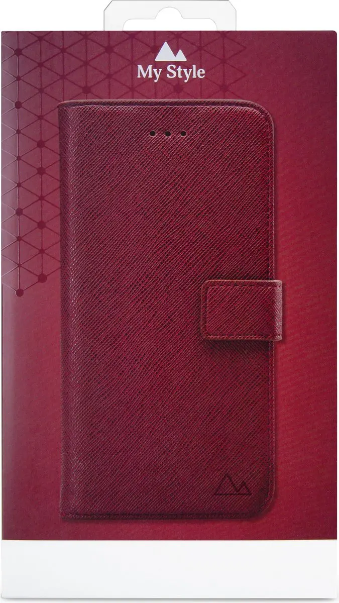 My Style MSFWLT1613 Telefoonhoesje iPhone 16 - Bordeaux Rood