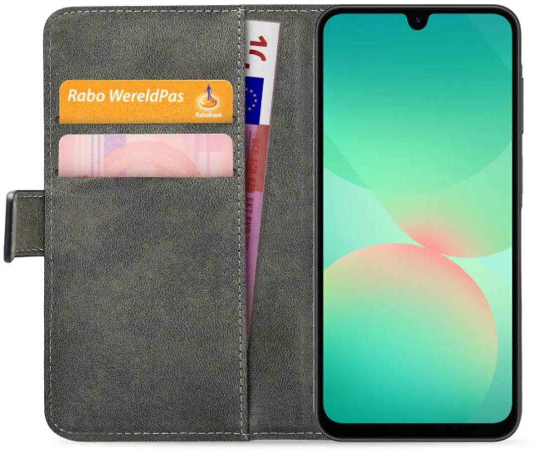 Mobilize Classic Gelly Bookcase Portemonnee Samsung Galaxy A26 - Zwart