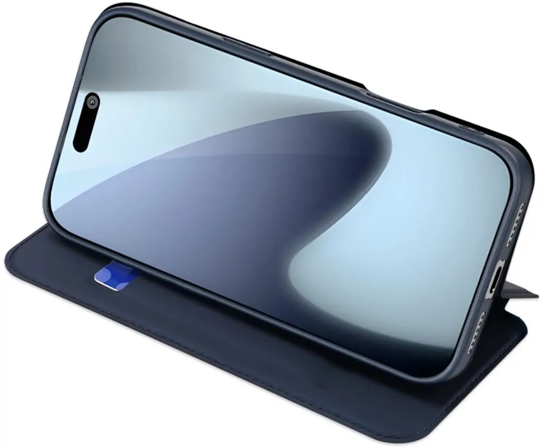 Dux Ducis iPhone 17 Pro Hoesje - Book Case Blauw