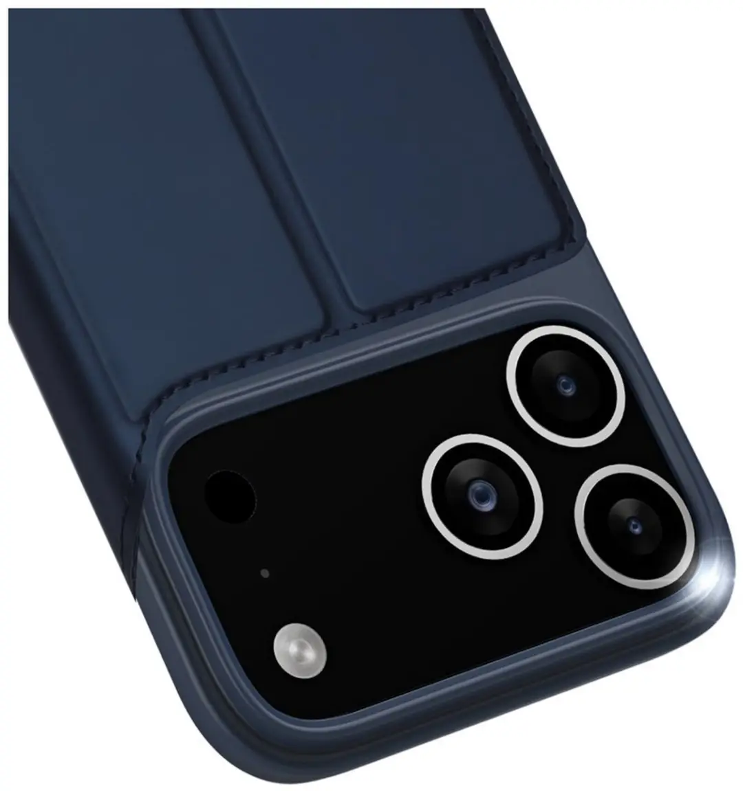 Dux Ducis iPhone 17 Pro Hoesje - Book Case Blauw