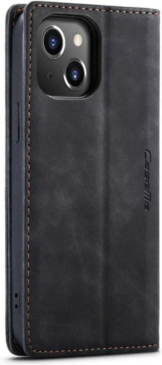 Caseme Retro Wallet Case CSM-37182 - iPhone 14 Plus - 2 Pasjes - Zwart
