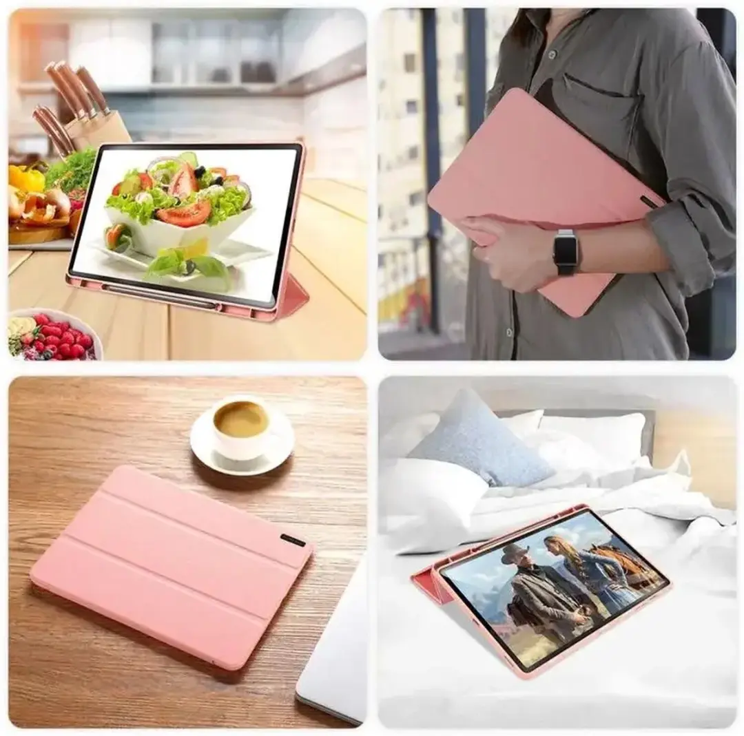 Dux Ducis Tablethoes Samsung Galaxy Tab S10 FE Plus - Roze