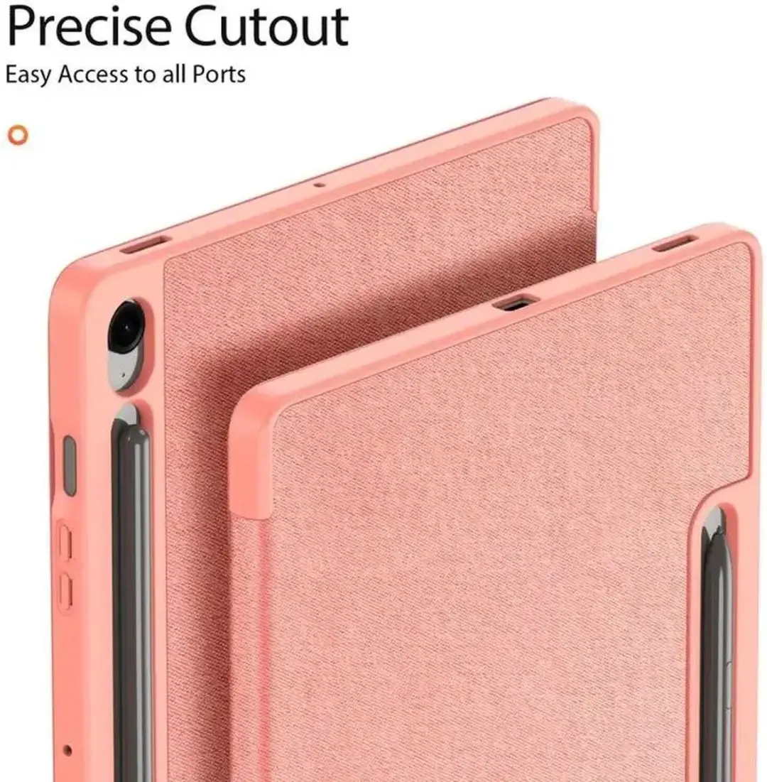 Dux Ducis Tablethoes Samsung Galaxy Tab S10 FE Plus - Roze - afbeelding 6 van 6