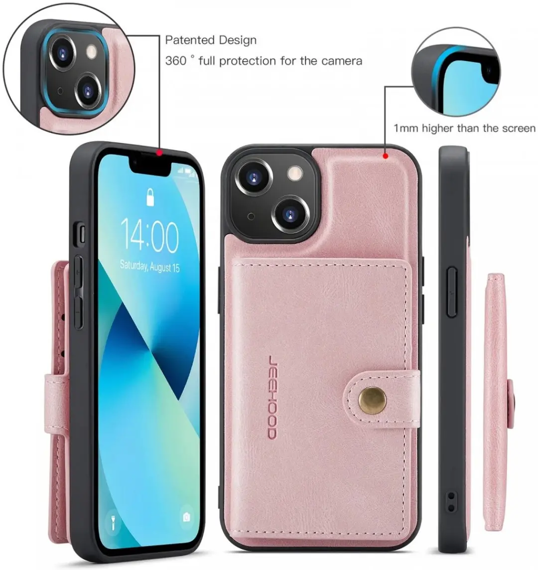 Caseme JH-01 Hoesje iPhone 15 - Roze
