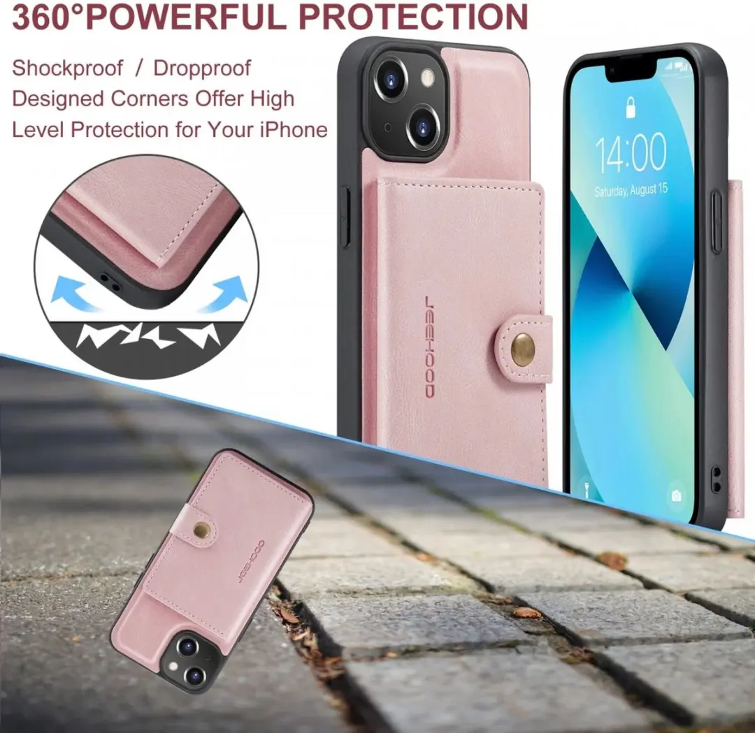 Caseme JH-01 Hoesje iPhone 15 - Roze