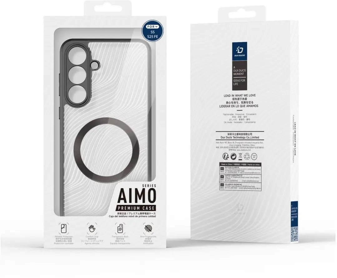 Dux Ducis Aimo Hoesje Samsung Galaxy S25 FE - Matte Zwart