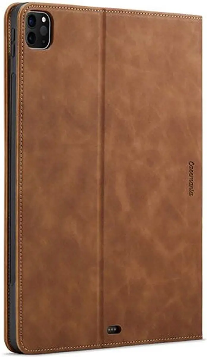 Caseme iPad Pro 11 Bookcase Hoesje - Effen Cognac