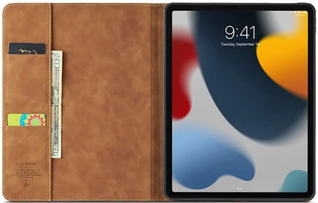 Caseme iPad Pro 11 Bookcase Hoesje - Effen Cognac
