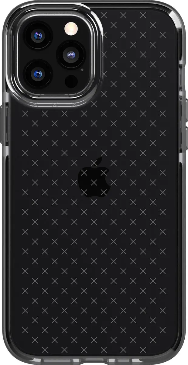 Tech21 Evo Check iPhone 12 Pro Max Hoesje - Smokey Black - T21-8395