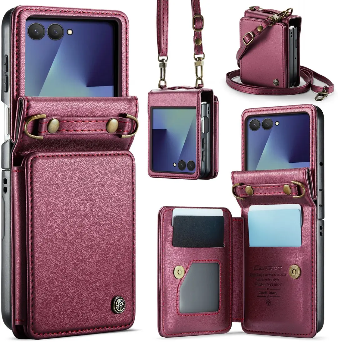 Caseme Leren Backcover Samsung Galaxy Z Flip 7