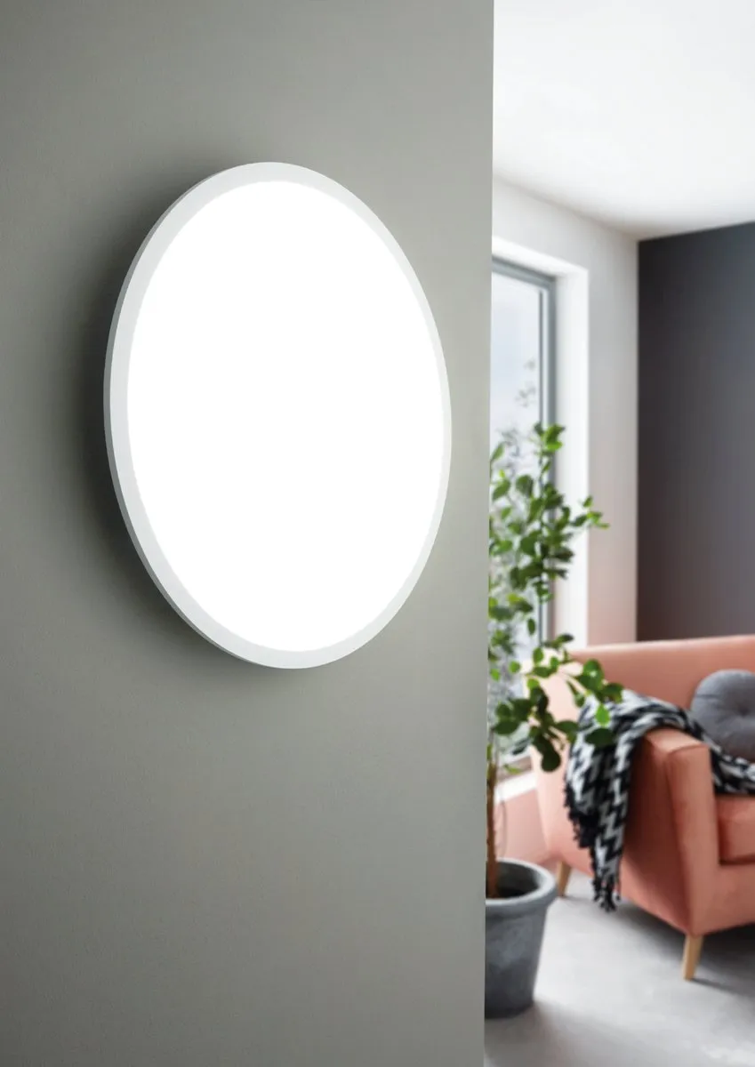 Eglo Sarsina-A Plafondlamp LED Ø45cm - Wit - Dimbaar