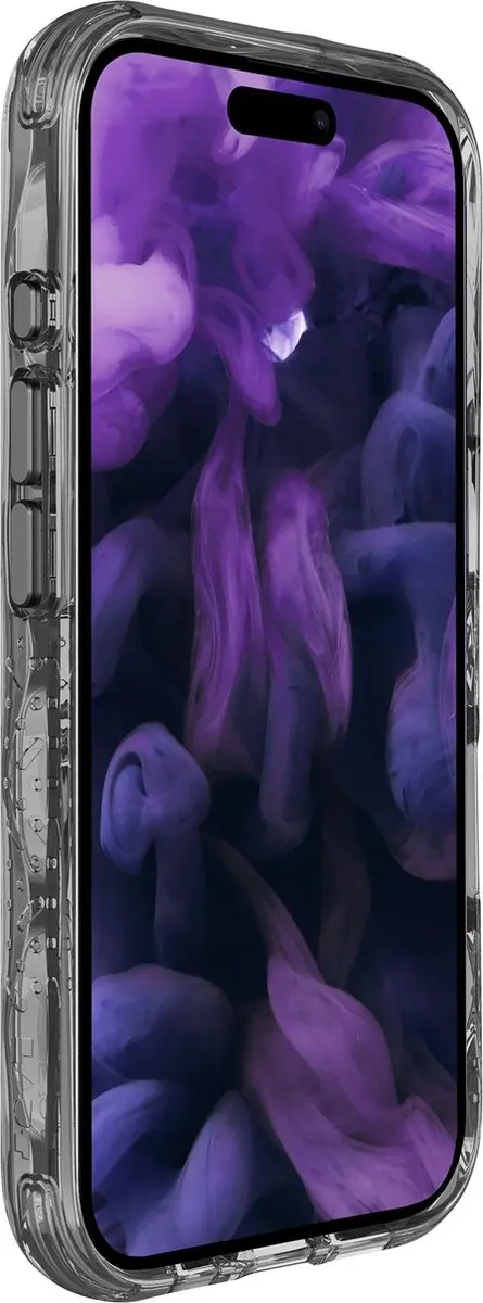 Laut Crystal Matter X Hoesje iPhone 16 Pro Max - 6m Valbescherming - MagSafe - Transparant Zwart