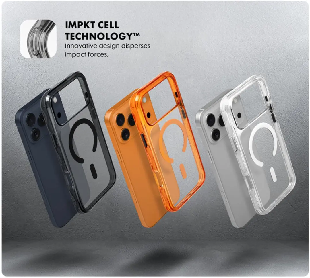Laut Crystal Matter X Hoesje iPhone 16 Pro Max - 6m Valbescherming - MagSafe - Transparant Zwart