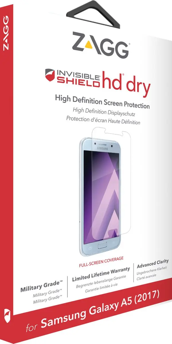 ZAGG InvisibleShield HD Screenprotector Samsung Galaxy A5 (2017) SM-A520