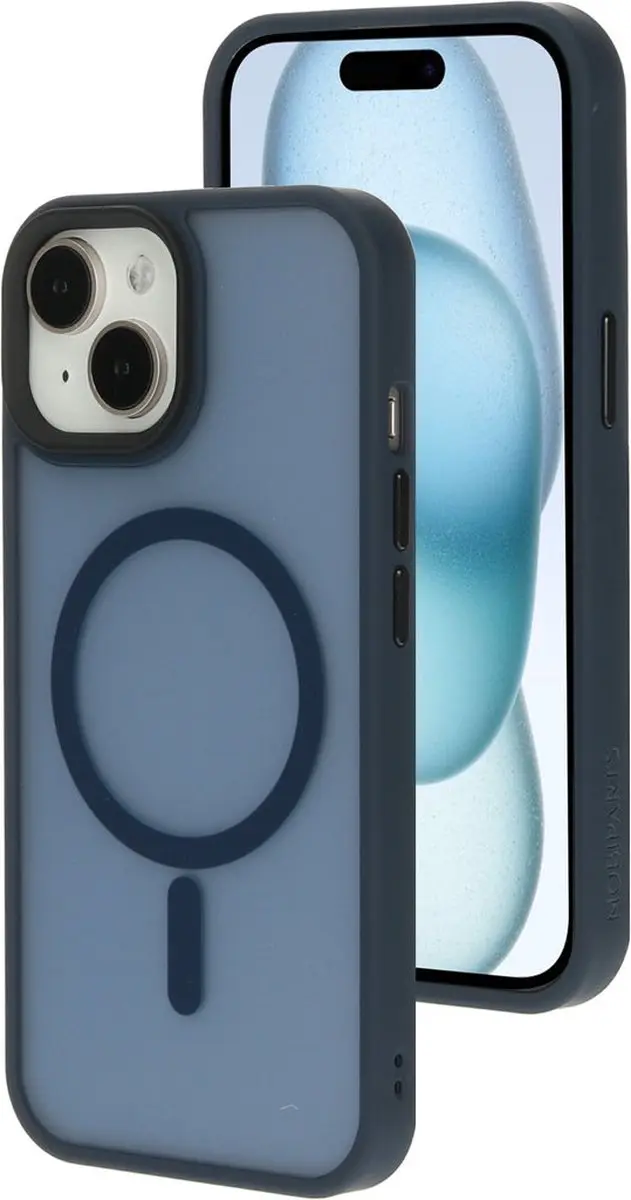 Mobiparts Hoesje iPhone 13/14/15 MagSafe Blauw