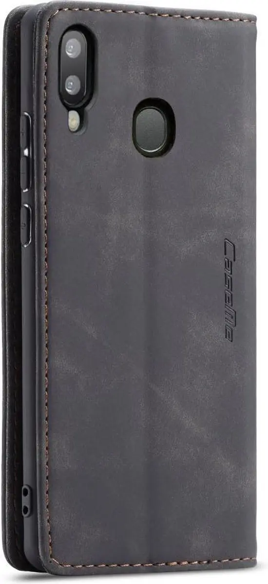 Caseme Book Case Samsung Galaxy A20e - 2 Pasjes - Zwart - afbeelding 6 van 6