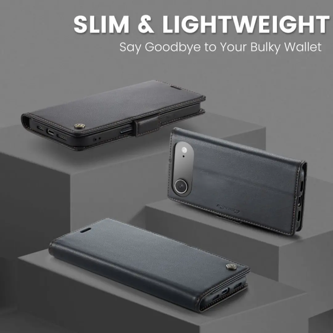 Caseme Wallet Case iPhone Air - RFID Bescherming - 3 Pasjes - Zwart